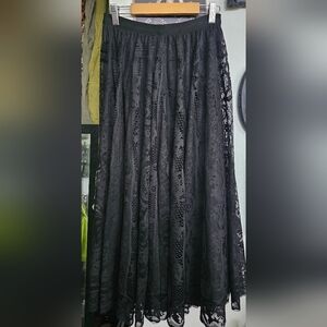 Black Lace Skirt